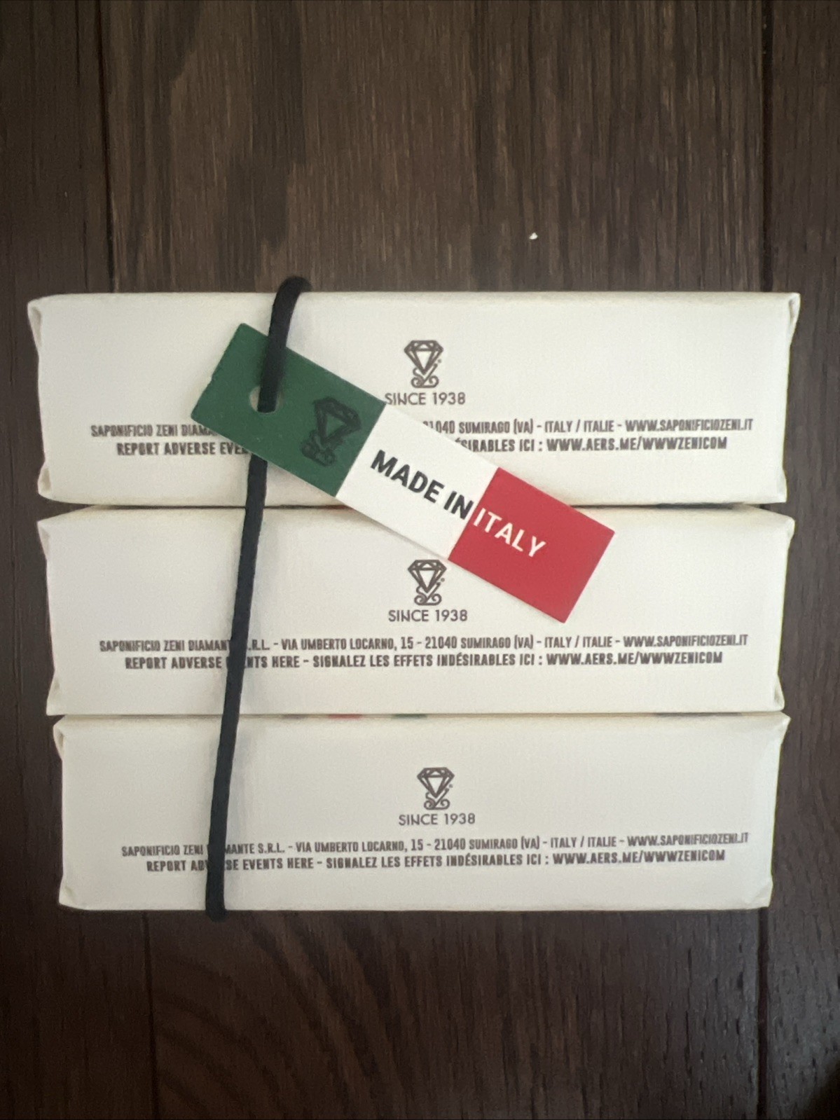 ZENI FINE TRIPLE MILLED SOAP BAR 5.3OZ EACH ITALY- Goat Milk (3 Bars)