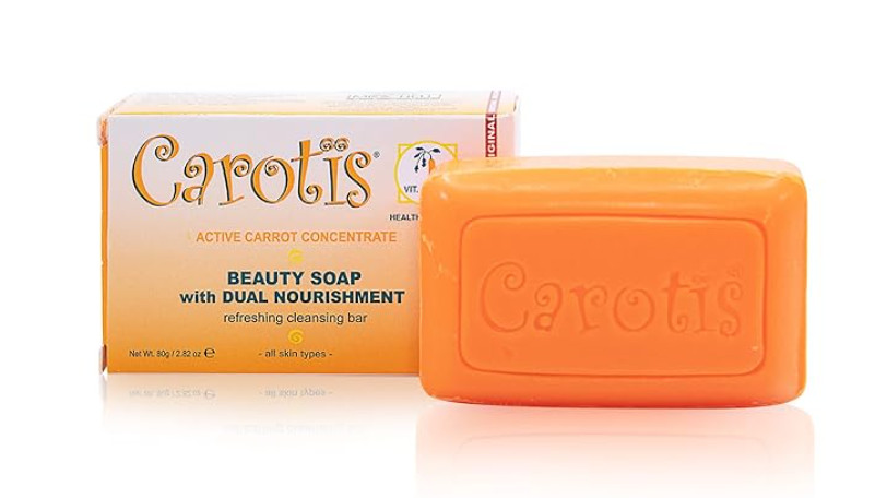 Carotis Active Carrot Concentrate Beauty Soap Dual Nourishment 80g pack 3