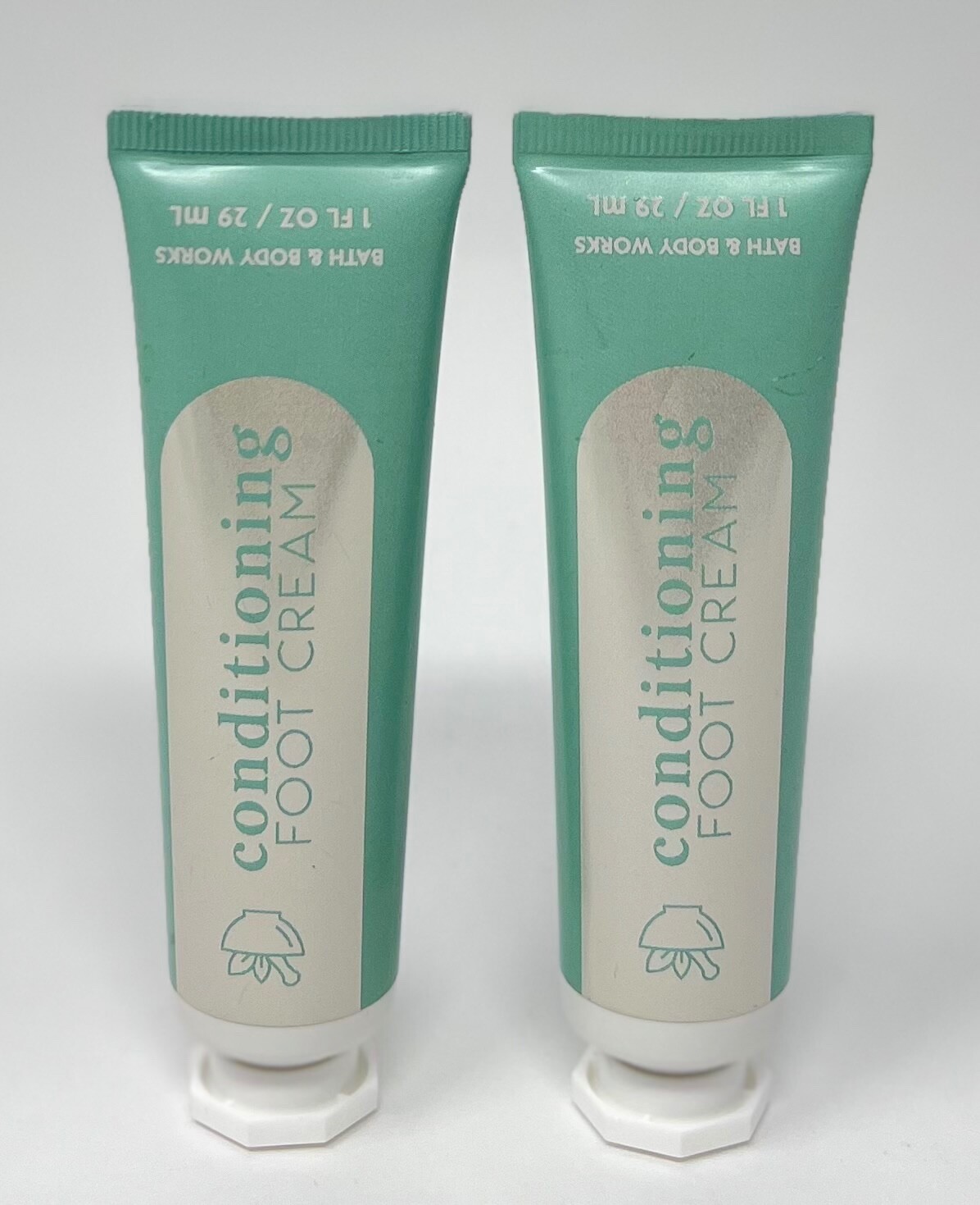 2 BATH & BODY WORKS CONDITIONING FOOT CREAM LOTION TRAVEL 1OZ SHEA BUTTER