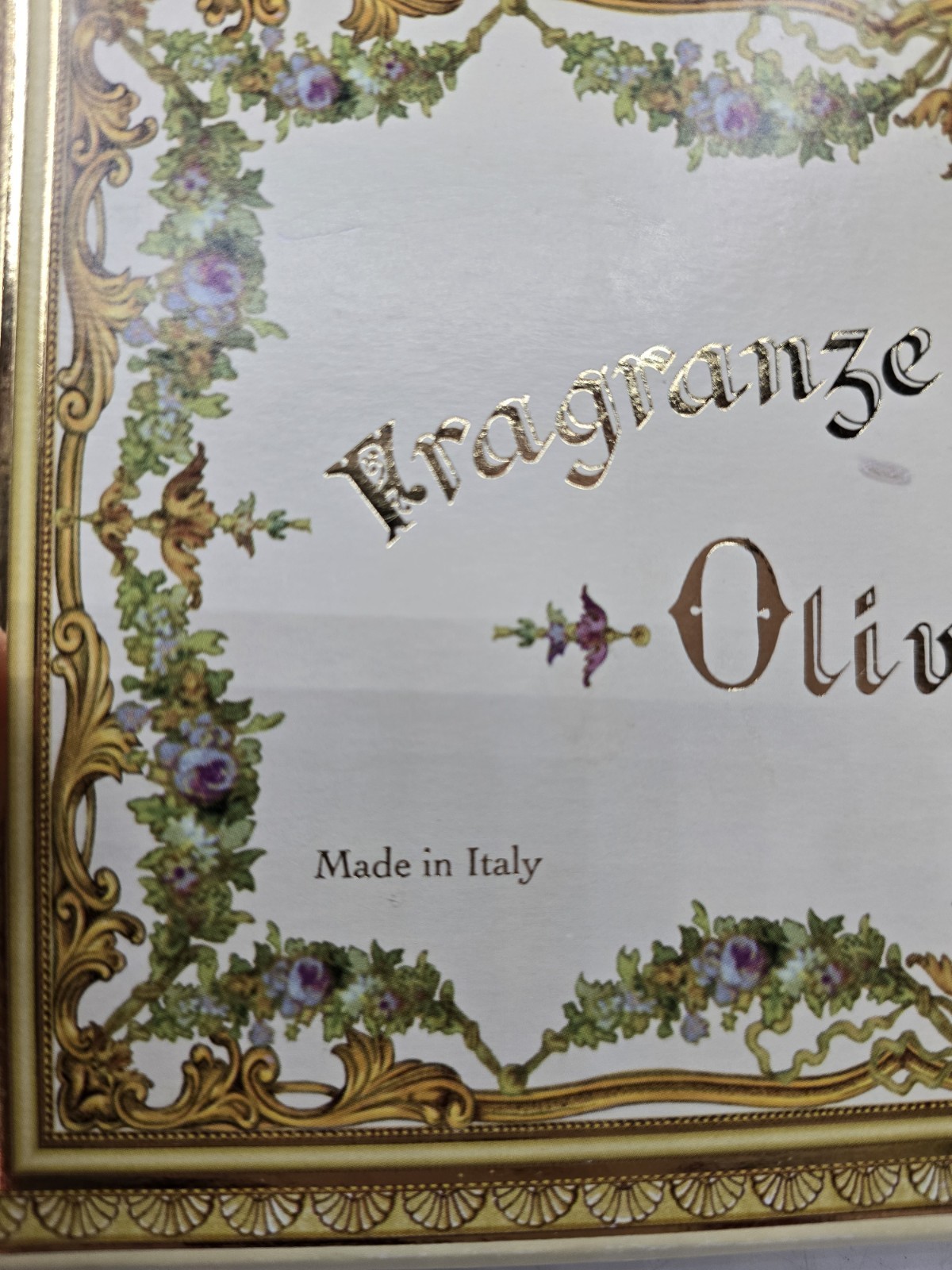 FRAGRANZE FIORENTINE Olive Oil, smells so good! Handmade Soap 4-4.4oz bars, NIB