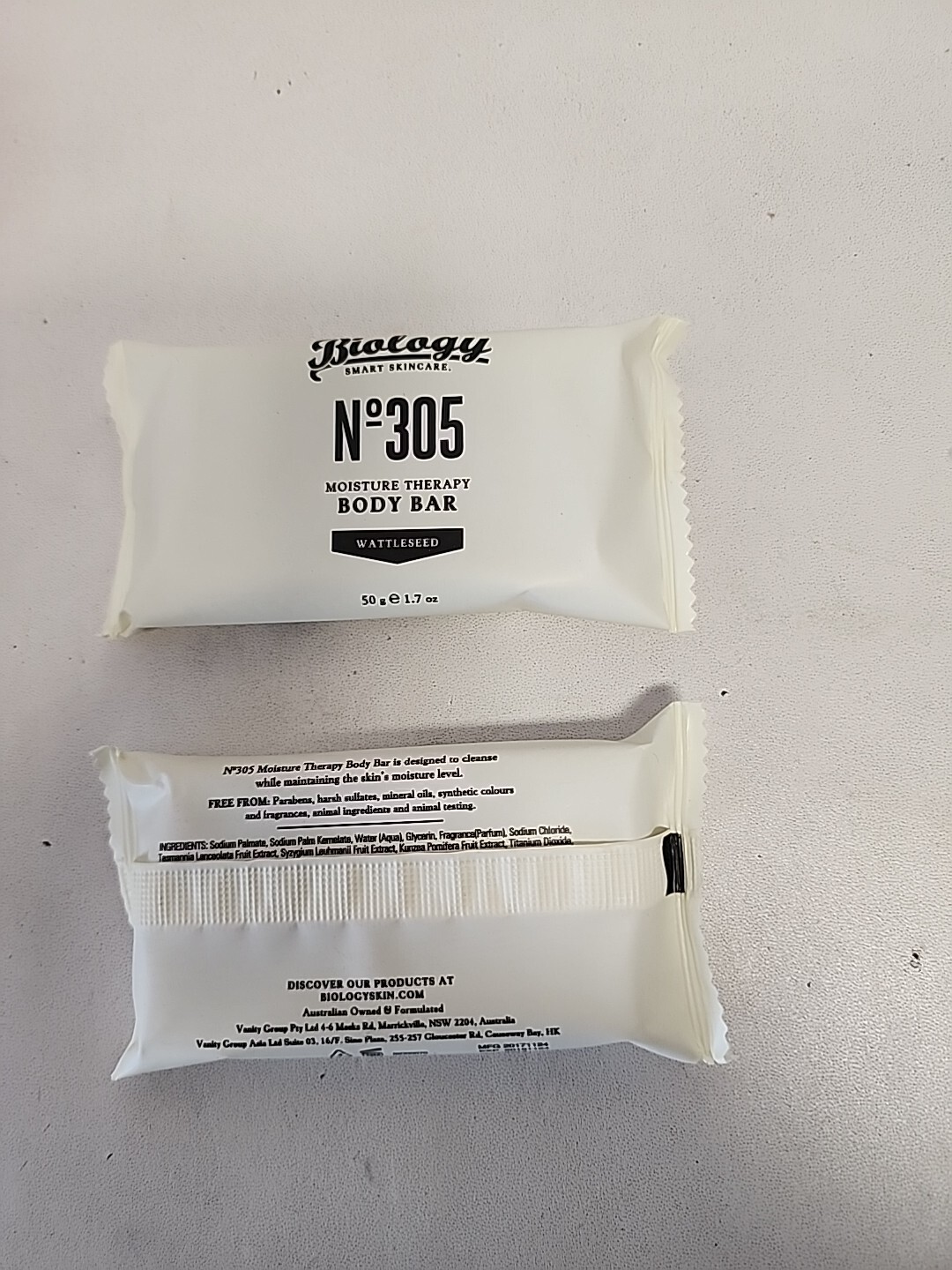 Biology No. 305 Moisture Therapy Body Bar 1.7 Oz. Soap. Box Of 50