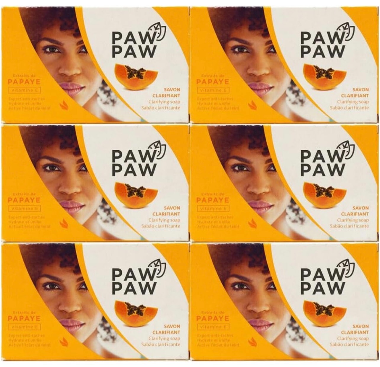 Paw Paw Clarifying Soap with Vitamin E & Papaya Extracts – 180g