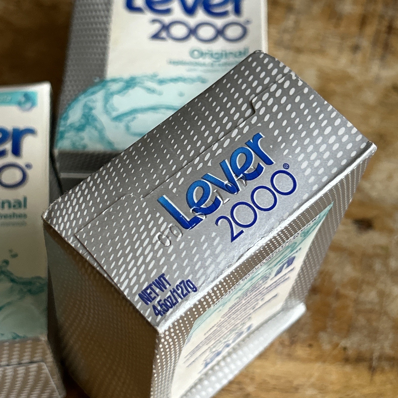 Lever 2000 Original Bar Soap Boxed Vintage Made in USA 4.5 Oz. New NOS 3 Each