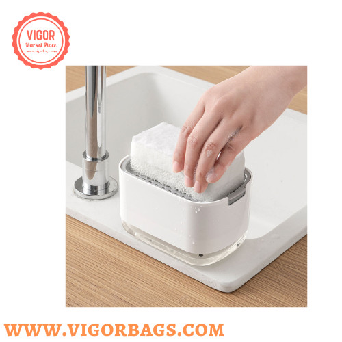 Airtight Bag sealing clips and Dishwashing Soap sink Dispenser