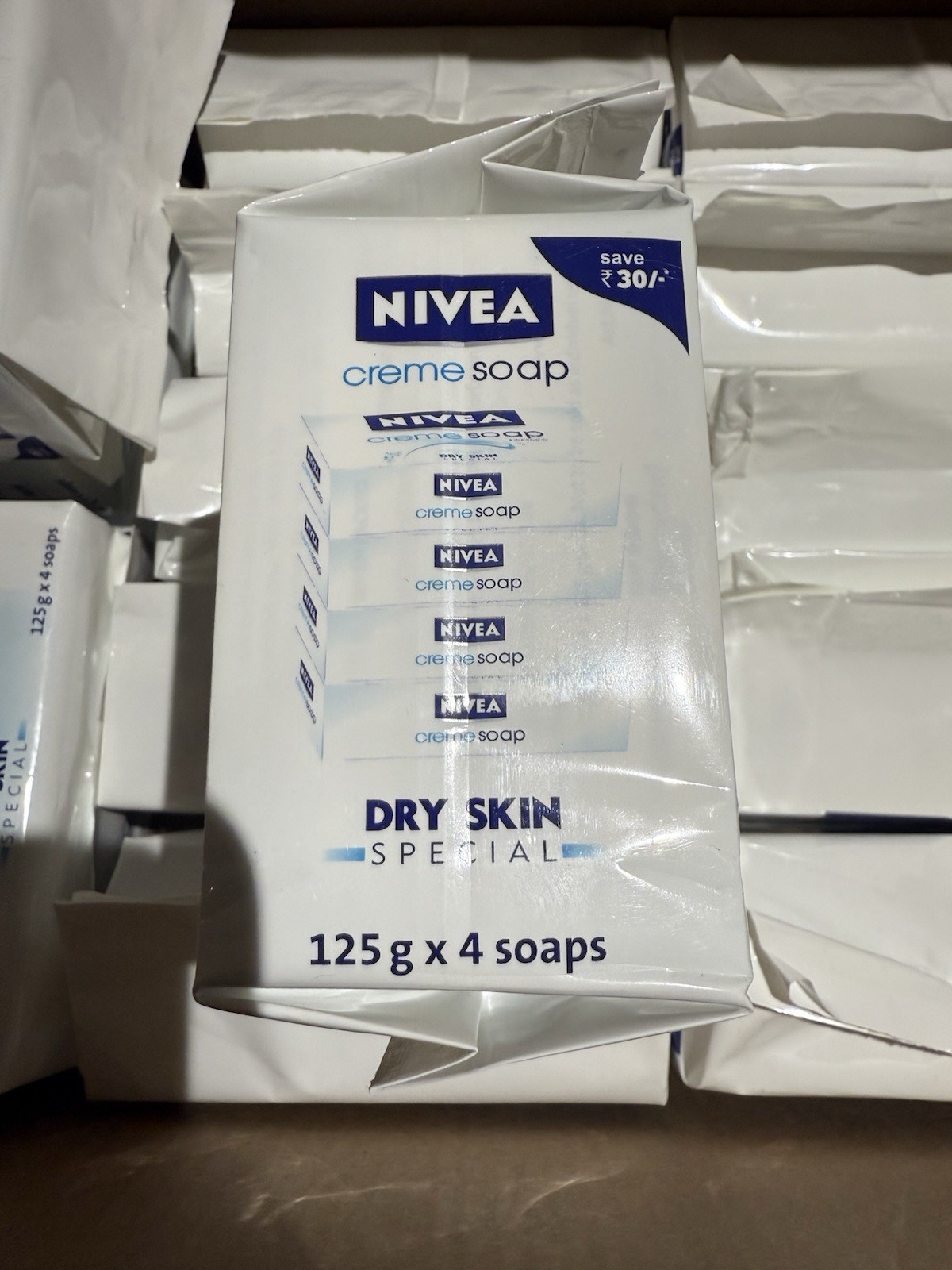 5 x 4 pack Nivea Creme Soft Care Bar Soap 125g Each.