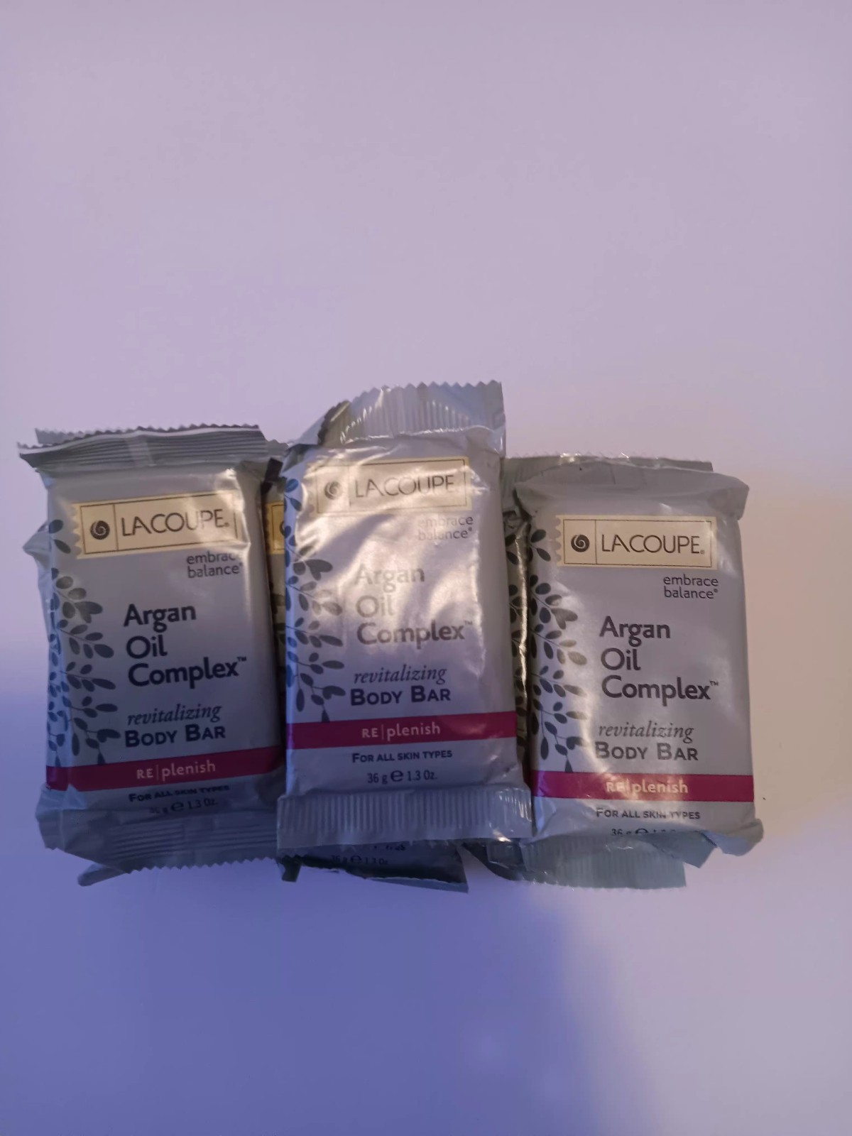 LOT of 11 LACOUPE Argan Oil Complex Revitalizing Body Bar 1.3 oz Travel Size NIP
