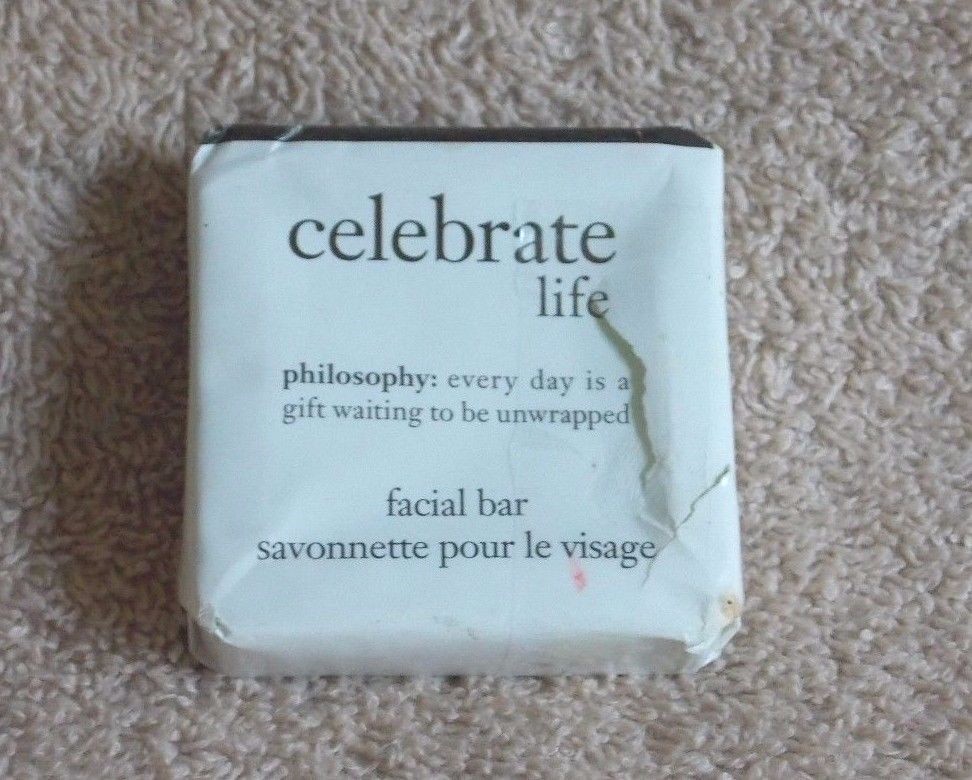 Philosophy CELEBRATE LIFE Facial Bath Bar Travel Size New Read Details