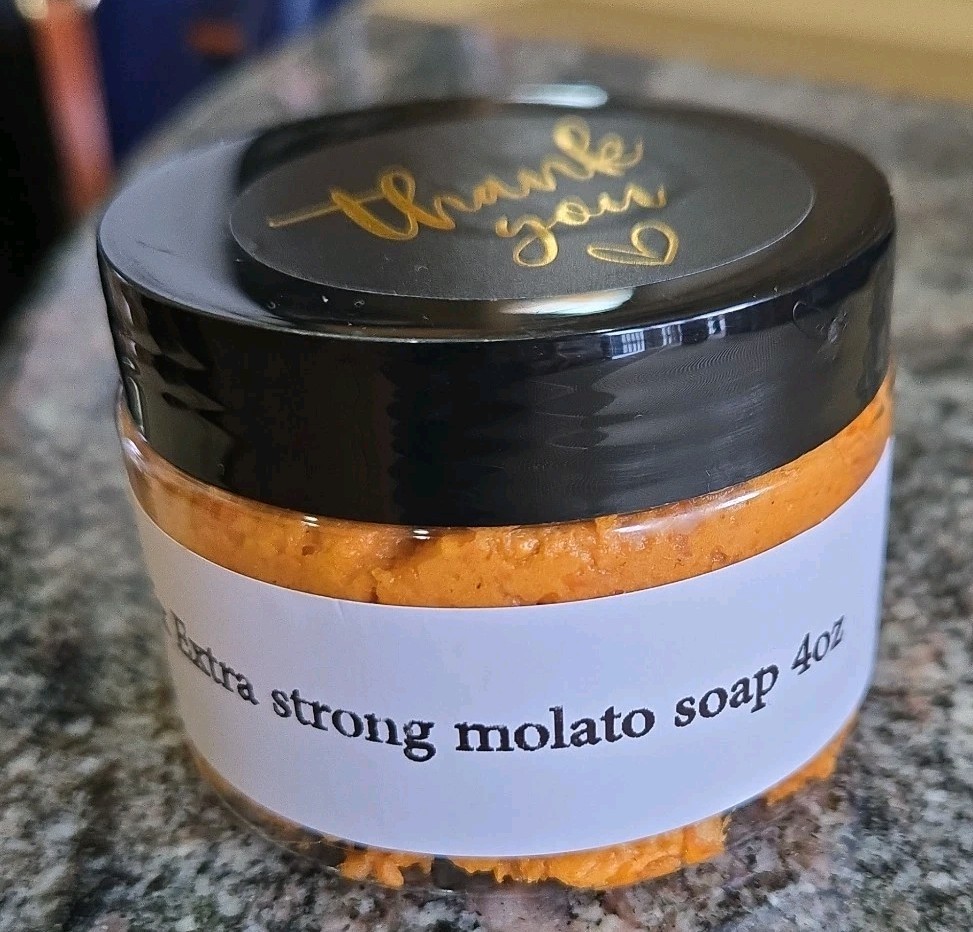 5X Strong Fully Loaded, Whitening Molato Soap, carrot, Turmeric, Papaya 4oz