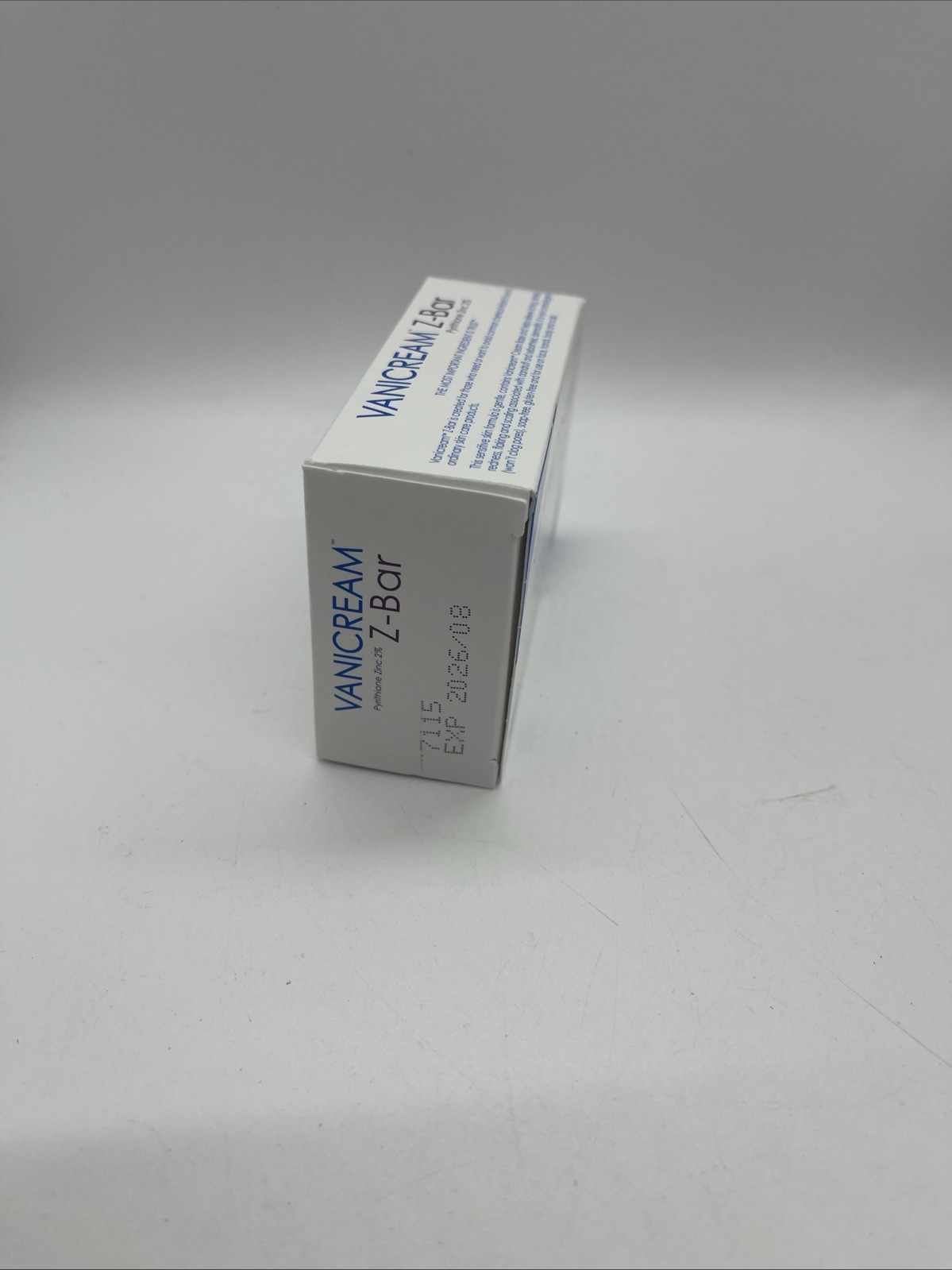 Vanicream Z Bar Discontinued Pyrithione Zinc 2% 3.5 Oz New Cleansing Bar Soap