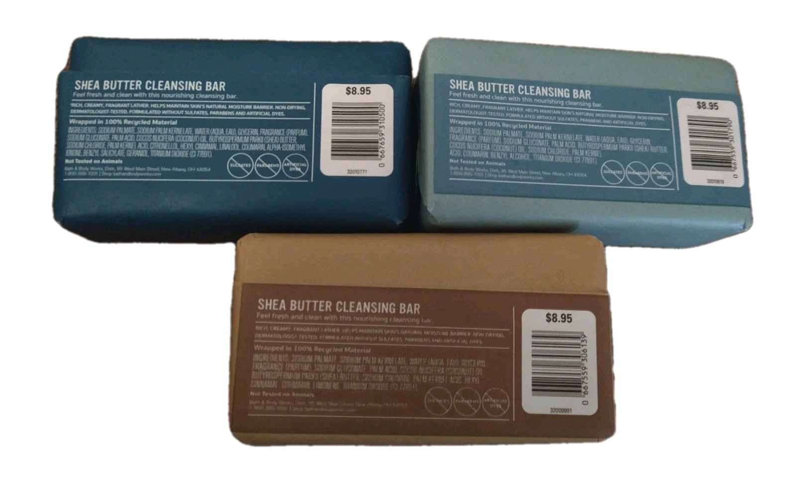 Bath Body Works Soap Bar Silk Suds – Shea Butter & Vanilla Coconut 3 PACK NEW