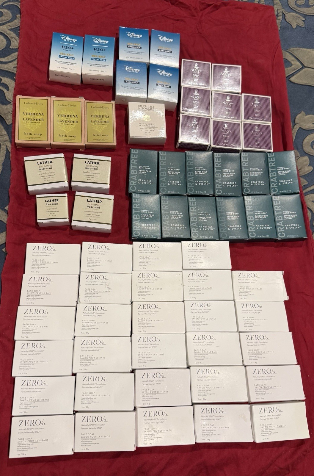 Travel size Soap & Shower Gel lot – Qty 118