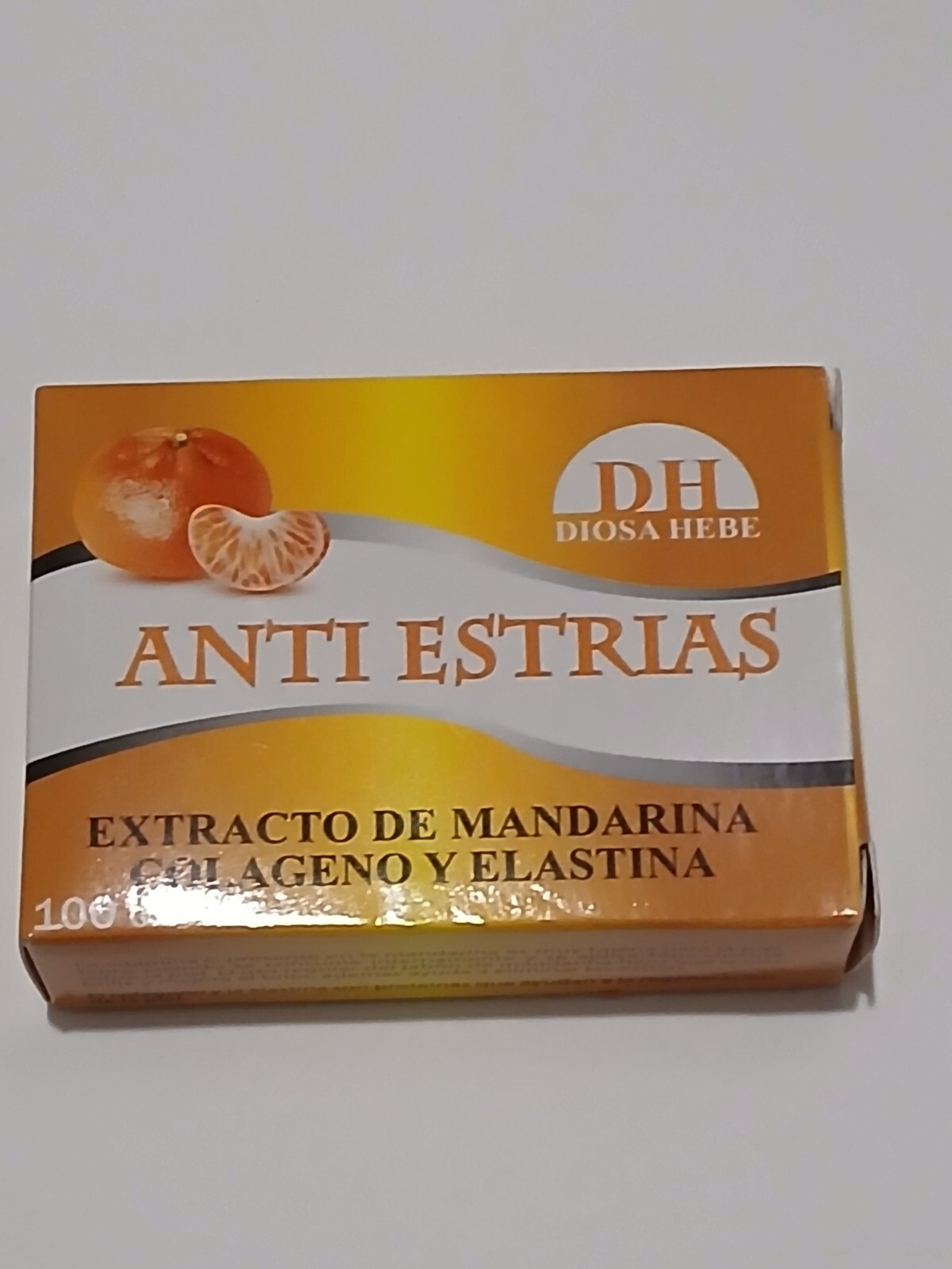 DH Jabon ANTI Estrias Extracto De Mandarina Colageno Y Elastina 100g