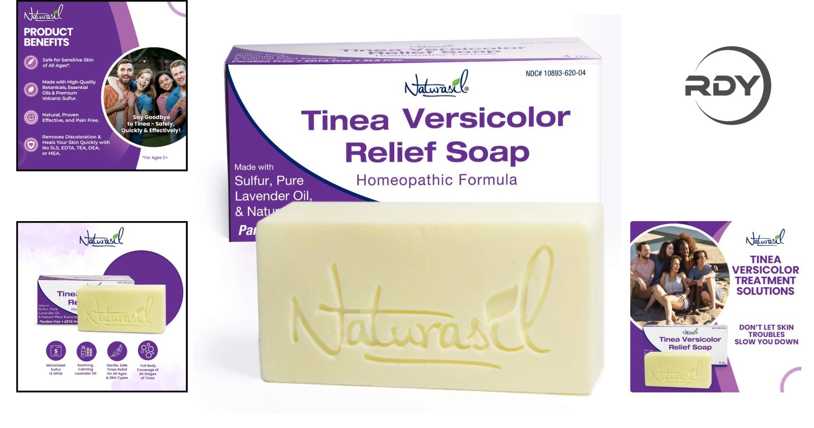 Fast-Acting Antifungal Soap with Micronized Sulfur – Gentle Relief for All Ages
