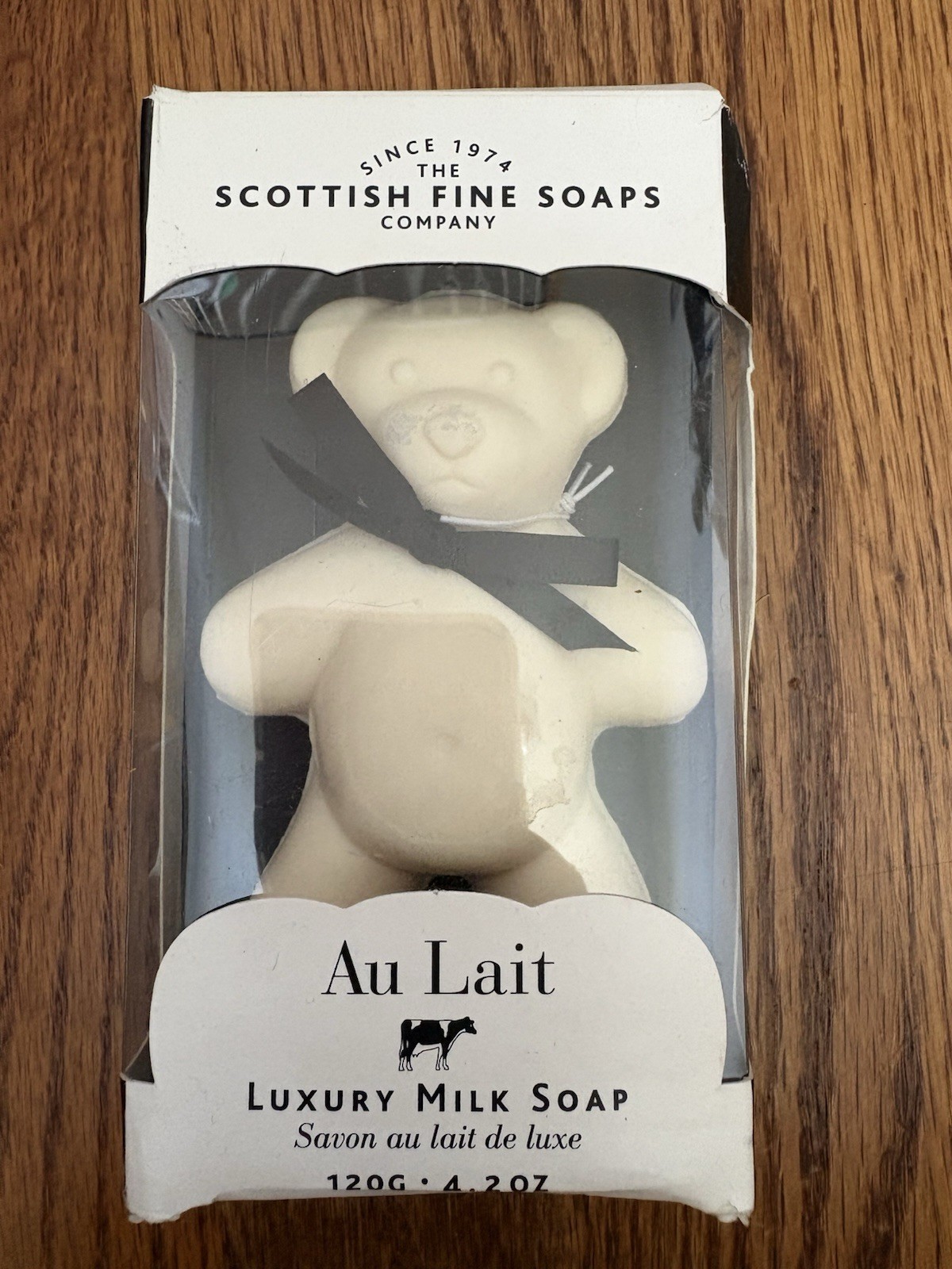 Scottish Fine Soaps Au Lait Bear Milk Bar Soap 4.2 Oz