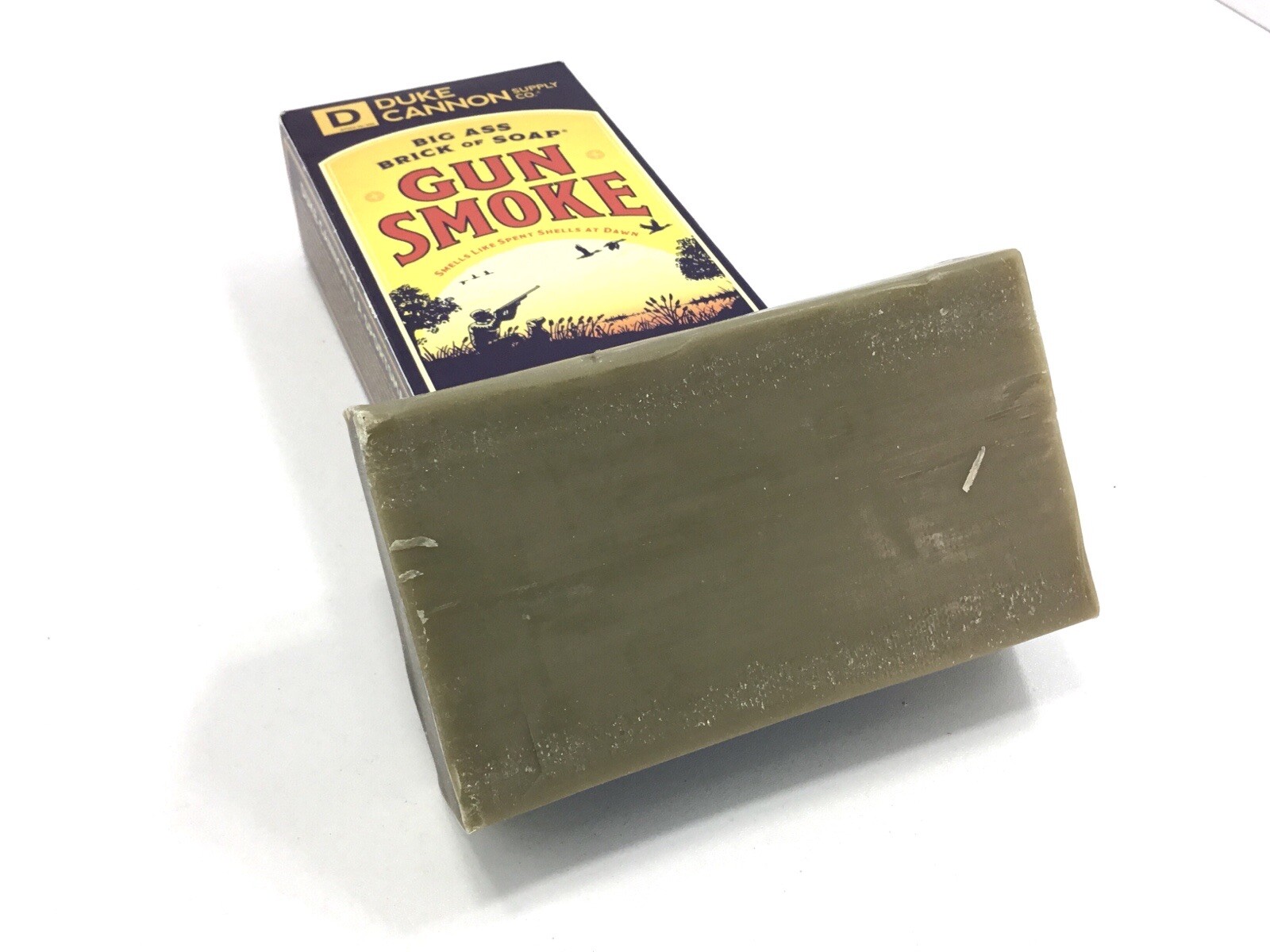 Duke Cannon Gun Smoke Big Ass Brick of Soap for Men Smoked Wood 10oz Best Seller