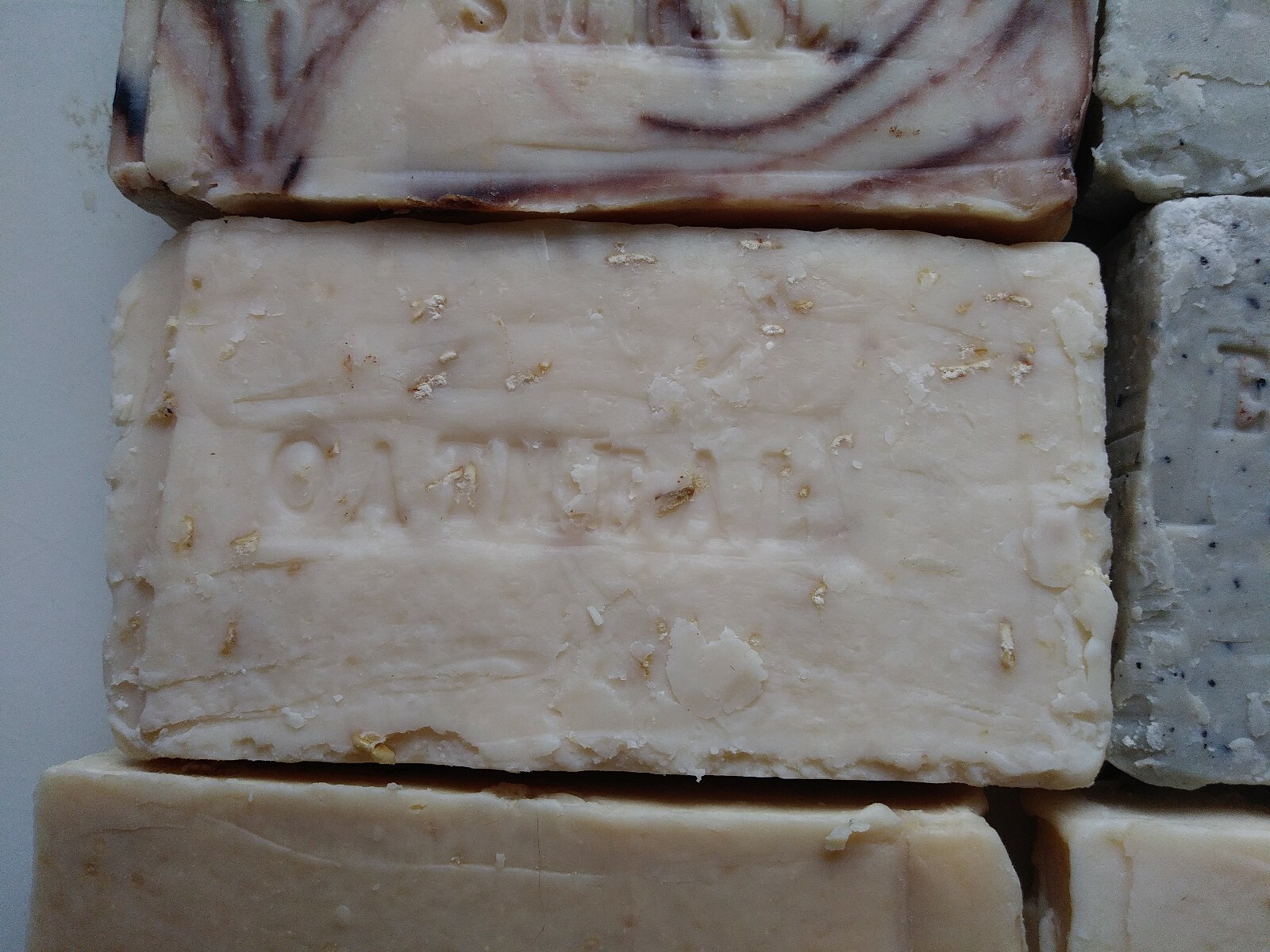 16 BARS RAW GOAT MILK SOAP HAPPY GOAT CREAMERY OATMEAL & HONEY TEA TREE ORANGE