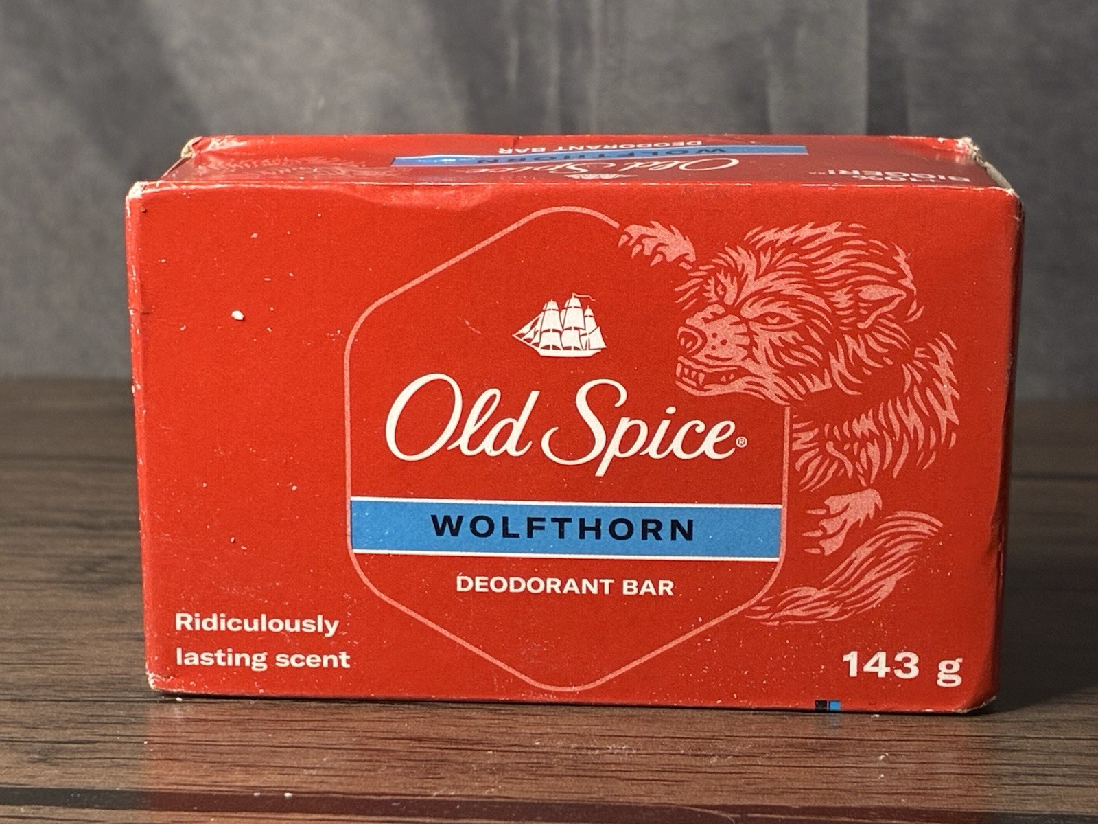 Old Spice Wolfthorn Bar Soap Deodorant Bar 5.1 oz Long Lasting Scent