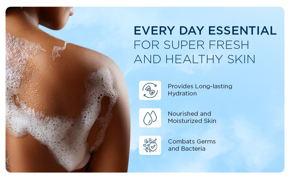 Antibacterial Body Wash, Refreshing Scent, Hydrating Shower or Bath Cleanser