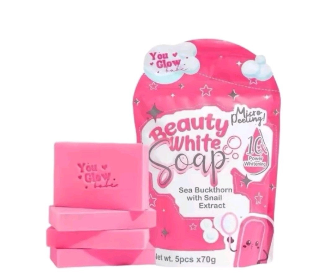 Beauty White Soap by You Glow Babe, 5 Bars x 70g