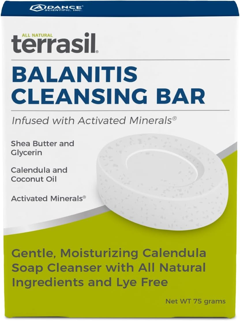 Balanitis Soap for Men, Care & Relief from Balanitis Symptoms: Itch, Redness. Na