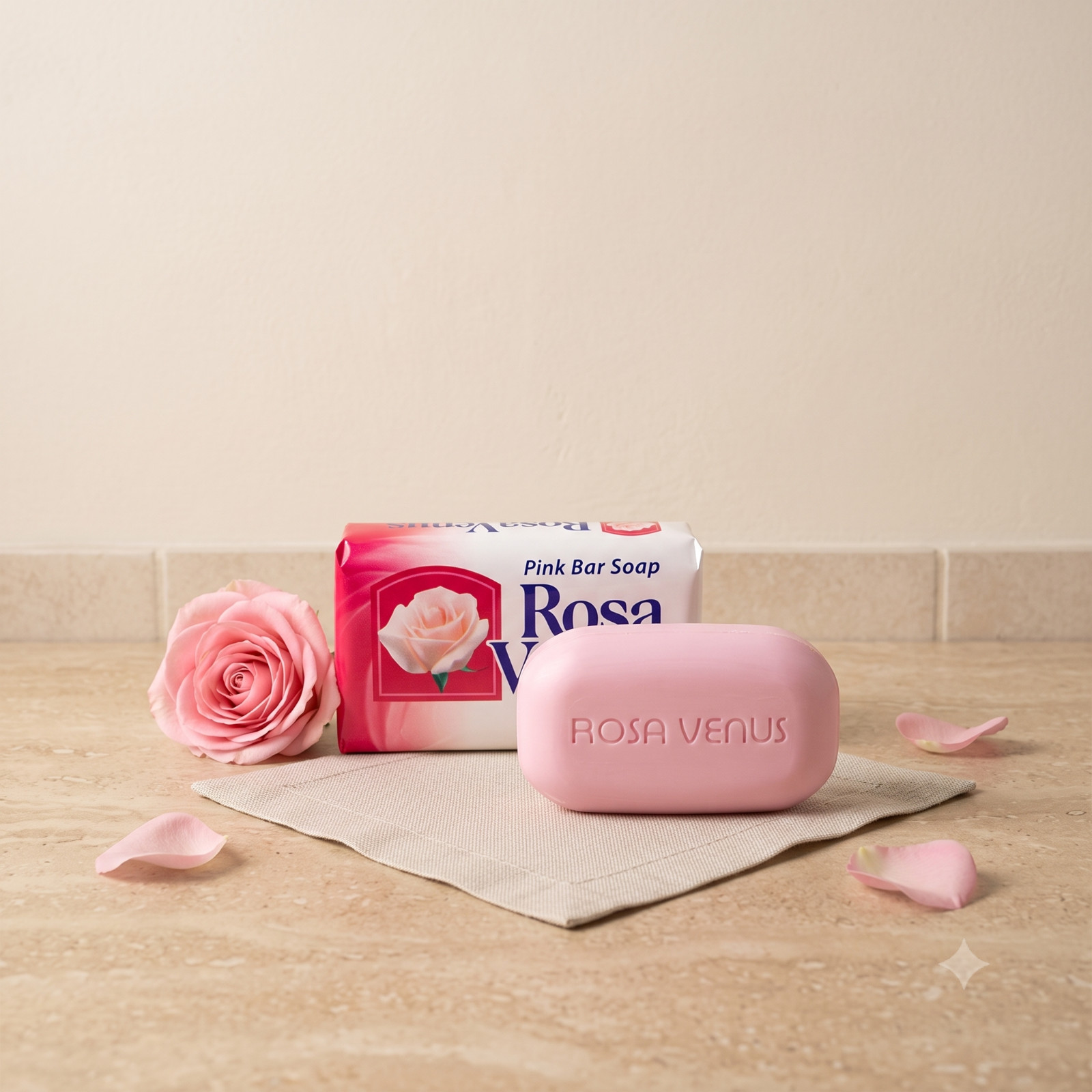 Rosa Venus Pink Soap- 3.5oz (5 PACK)