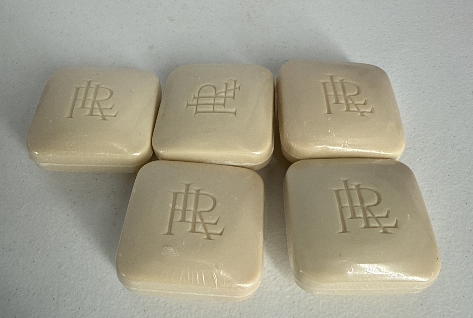5 Lauren by Ralph Lauren 2.8 oz. Scented Luxury Soaps 2″x2″ Sealed