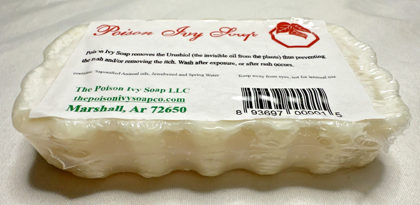 Poison Ivy Soap Jewelweed Removes Urushiol (Oil from Poison Plants) All Natural