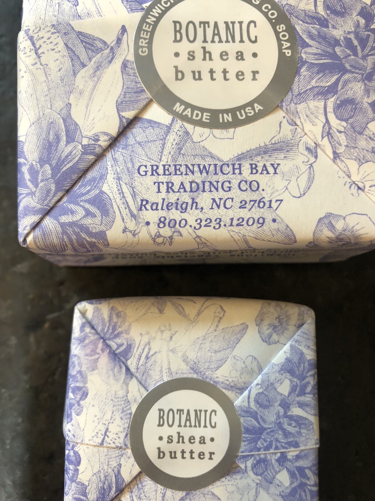 GREENWICH BAY SOAP/ LAVENDER CHAMOMILE BOTANIC SHEA BUTTER SOAP 6.35 OZ, 1.9oz