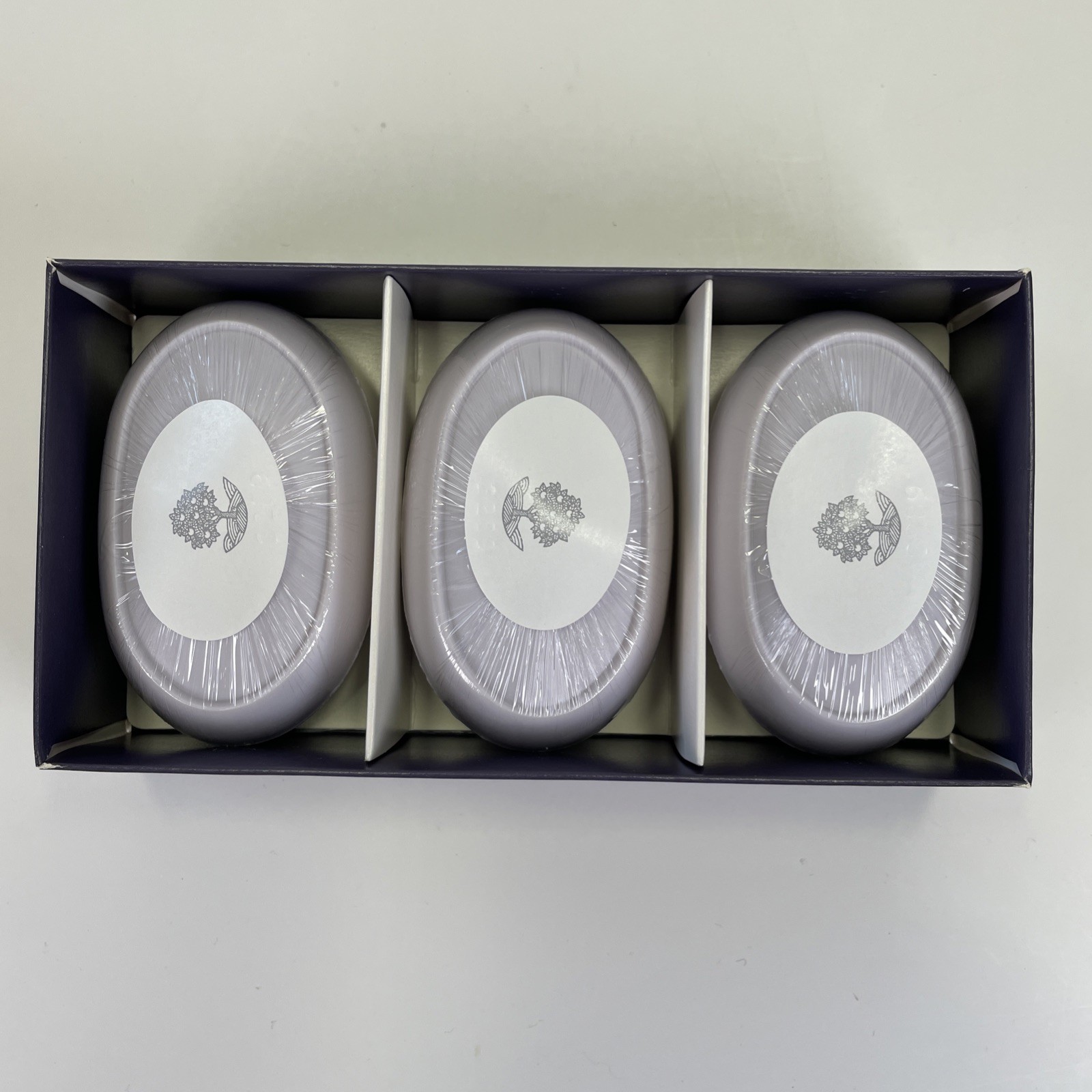 Crabtree & Evelyn Triple Milled Soap 85g, 3 oz ~ Box of 3 / NIB ~ Lavender