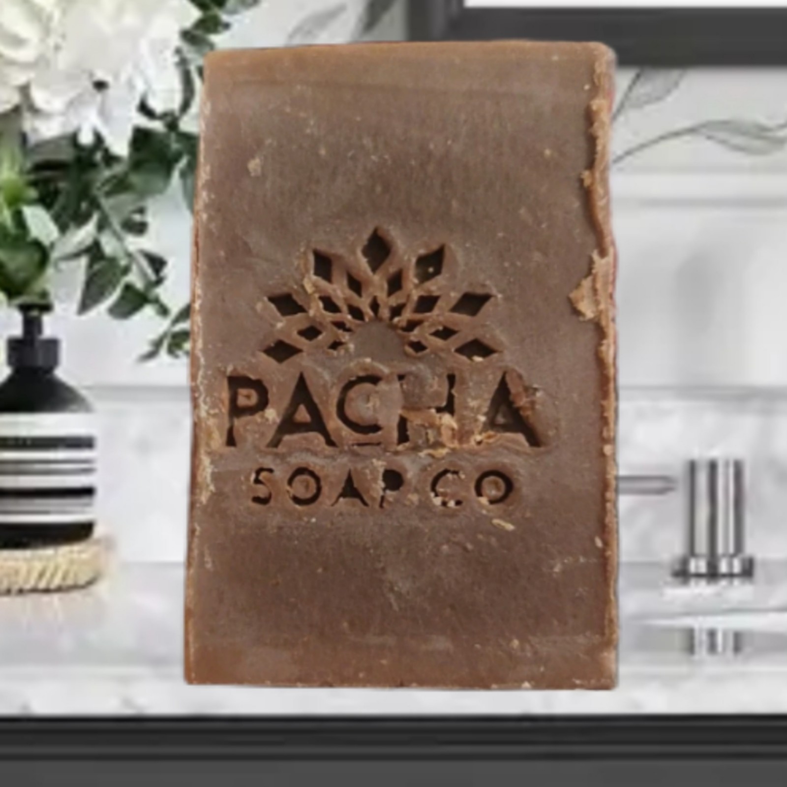 Pacha Sugar & Spice Holiday Bar Soap 4 oz Vanilla Clove Ginger Root Vegan