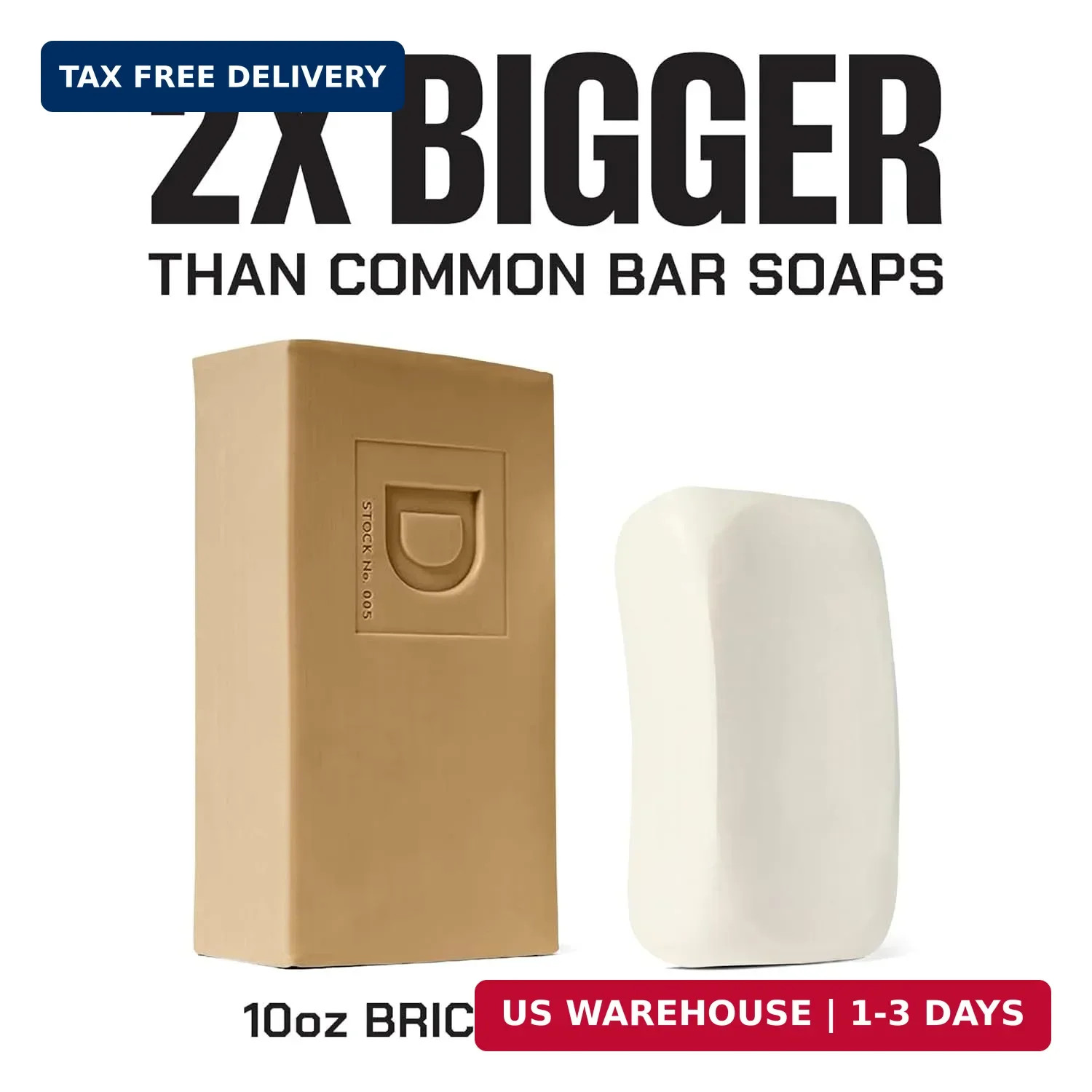 Duke Cannon Supply Co. Extra Large Bar Soap – Men’s Natural Bar Soap with Mascul