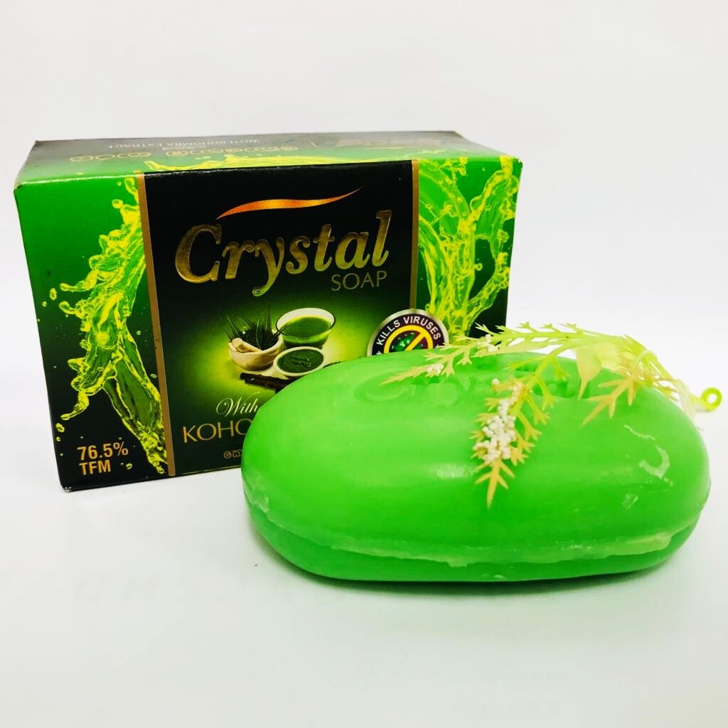 Crystal Soap With Natural Kohomba Herbal Care Ayurvedic Skin Body Beauty Bar 75g