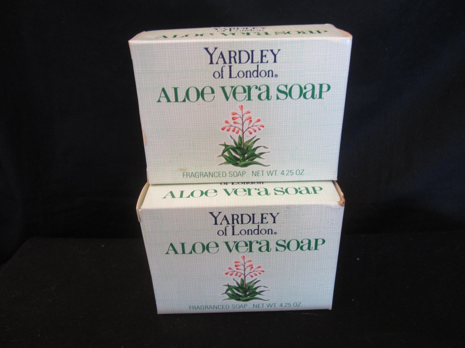 Yardley Of London Aloe Vera Fragranced Bath Bar Soap 4.25 Oz NOS LOT OF 3