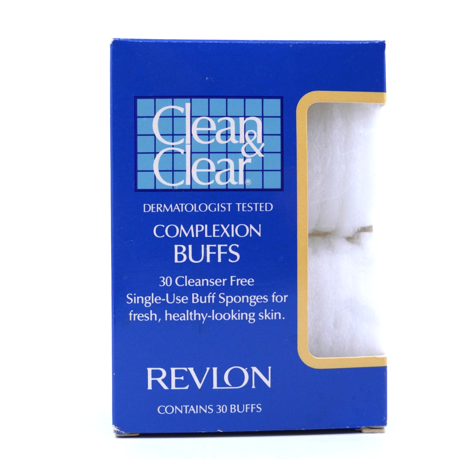 Vintage 90s Clean & Clear Complexion Buffs NOS 30pk Bathroom prop