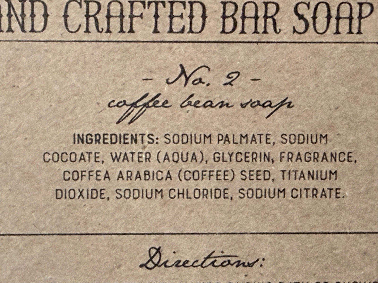 4 SETS Trader Joe’s Hand Crafted Charcoal, Coffee Bean Lavender Bar Soap 069042