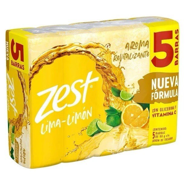 10 JABONES ZEST LIMA LIMÓN (90g) – 10 ZEST SOAPS 🇲🇽