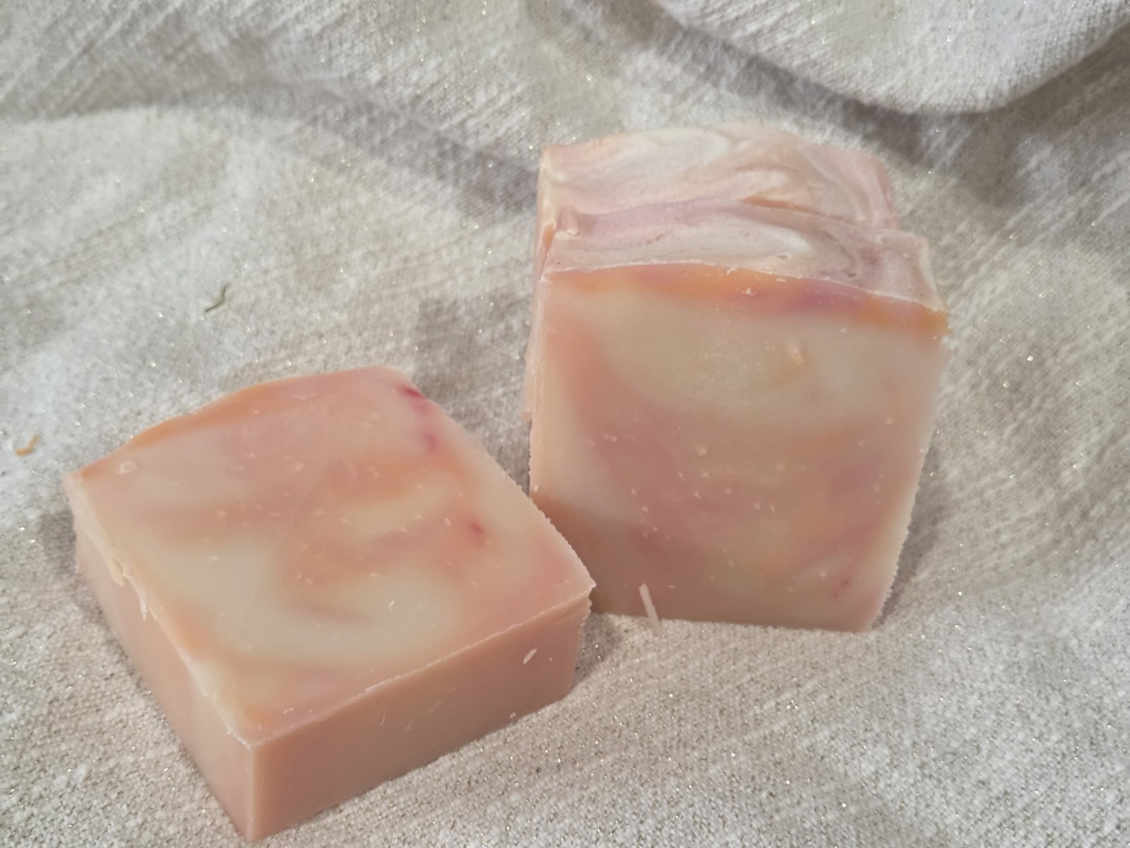 Handmade Peach Poppy Cold Process Soap