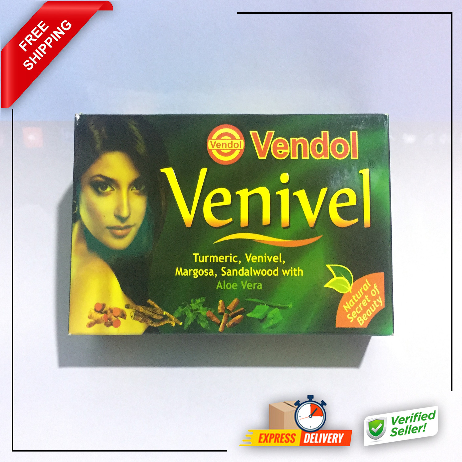 VENDOL VENIVEL SOAP Herbal Ayurvedic Beauty Care Soap 80g – NATURAL Soaps Ceylon