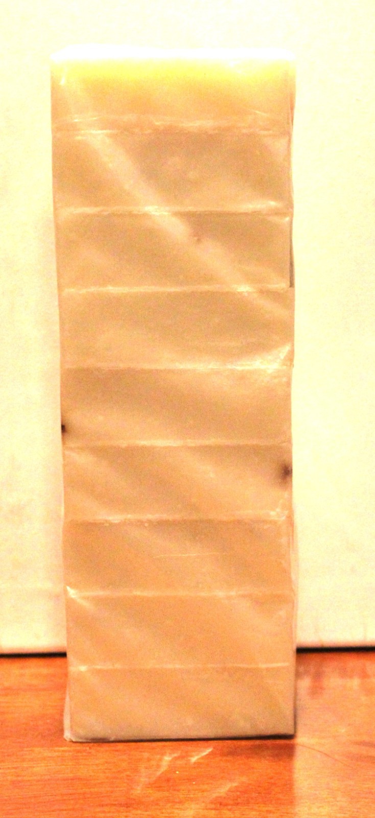 Lavender Patchouli Cold Processed handmade soap loaf, 9 precut bars