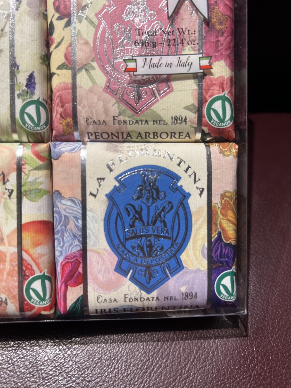 La Florentina Italian Soap Collection Gift Set Of 6 Assorted Scents 3.7oz