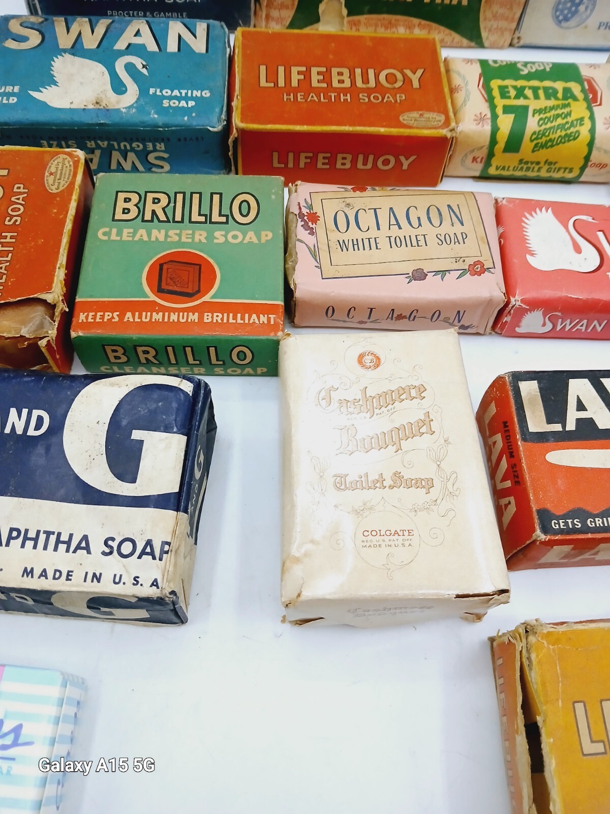 Vintage Mixed Lot Bar Soap Ivory, Lava, P&G, Brilliant, Swan, Octagon, Lifebuoy