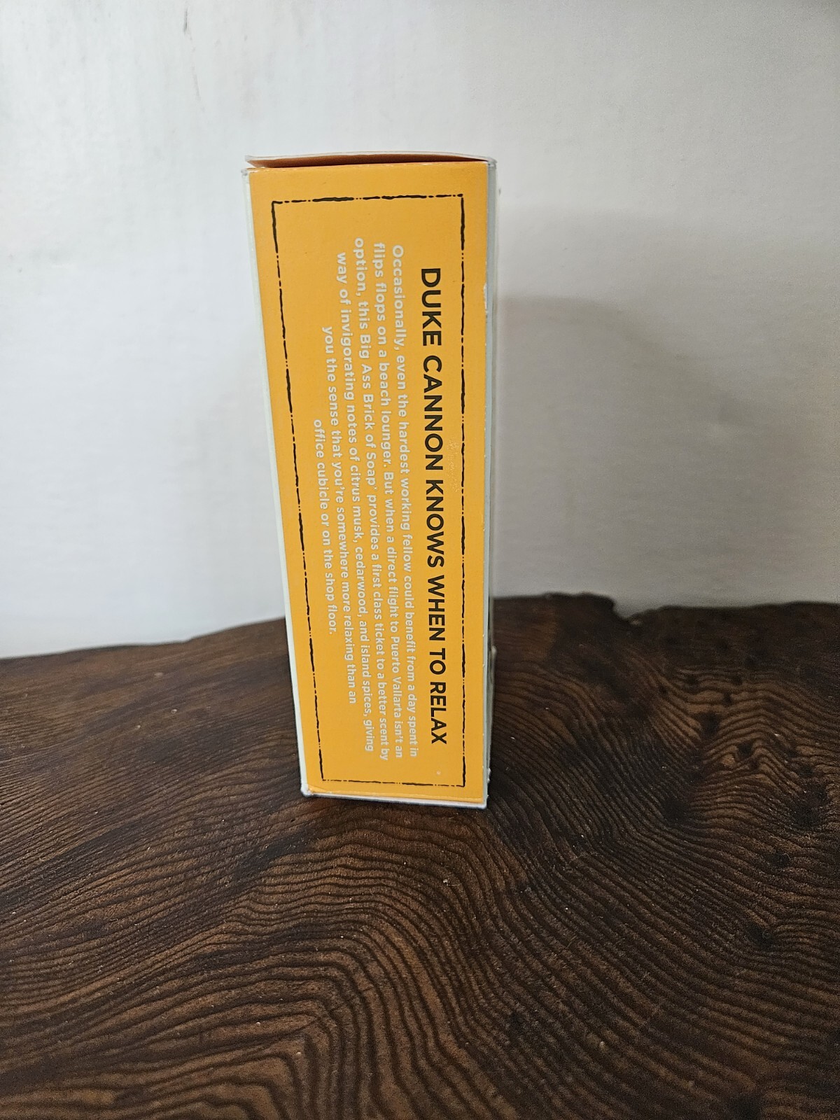 Duke Cannon Bay Rum Big Ass Brick of Soap for Men 10 oz Citrus Musk Made in USA