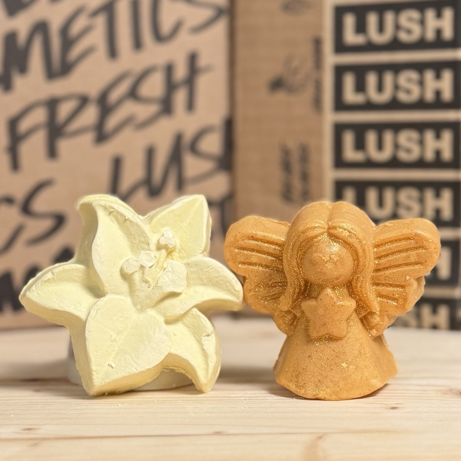 Lush Soap bundle – Lily Soap & Golden Delight angel soap *brand new*