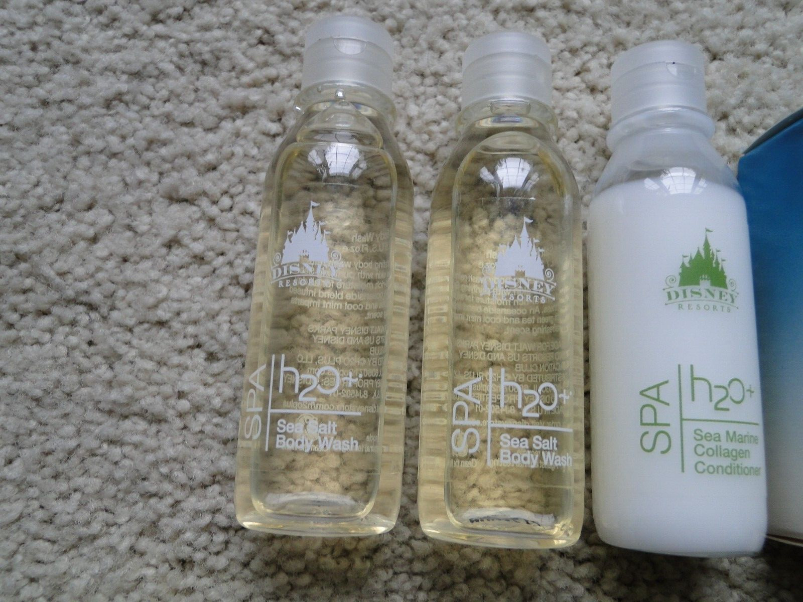 Disney Resorts (2) H20+ SPA Body Wash (3) Conditioner (1) Sea Salt Facial Soap