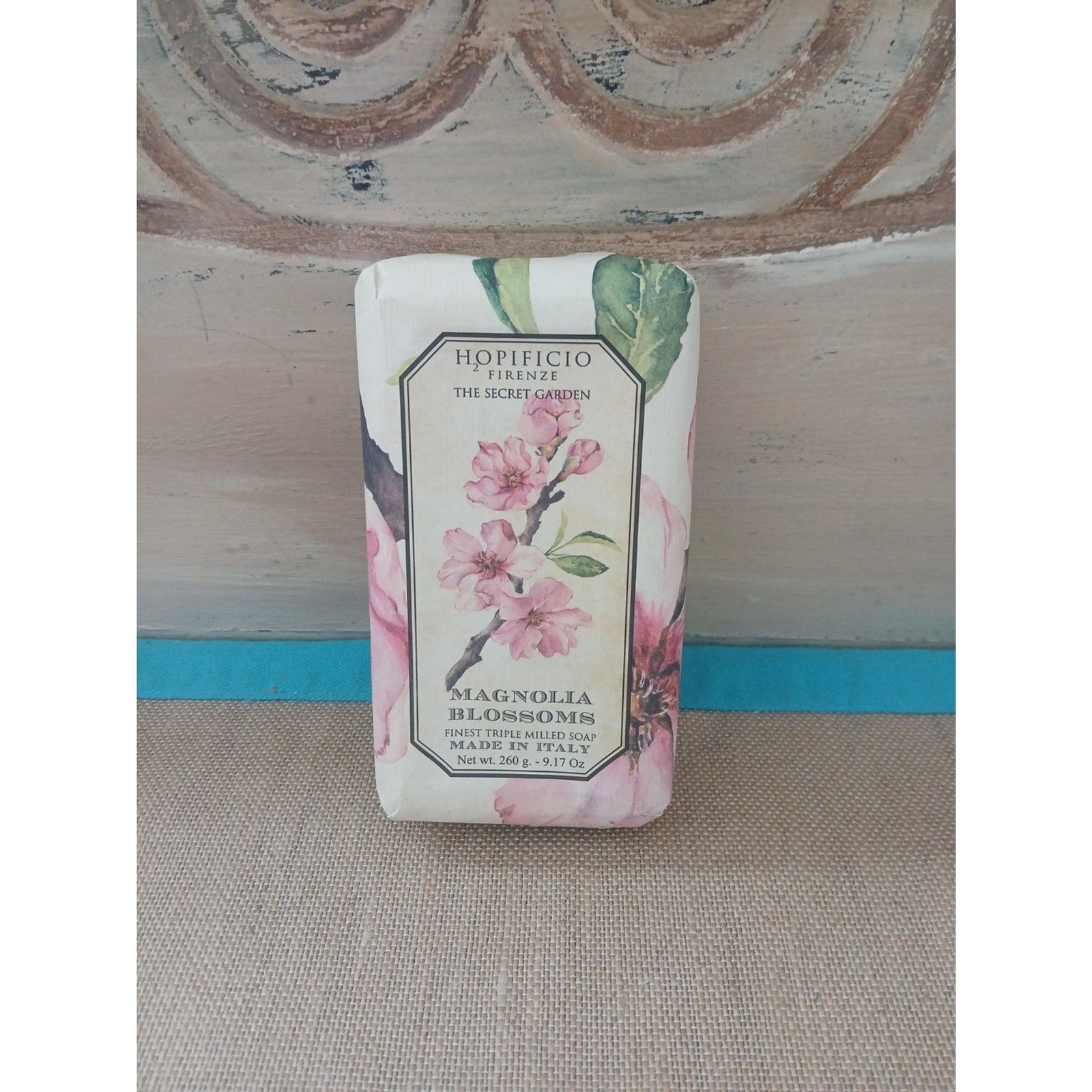 Hopificio Firenze Magnolia Blossoms Finest Triple Milled Soap Italy 9.17 oz