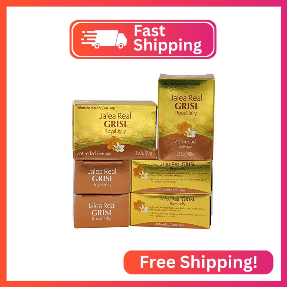 Grisi Royal Jelly Soap, Cleansing, and Smoothing Soap Nourish your skin, Improve