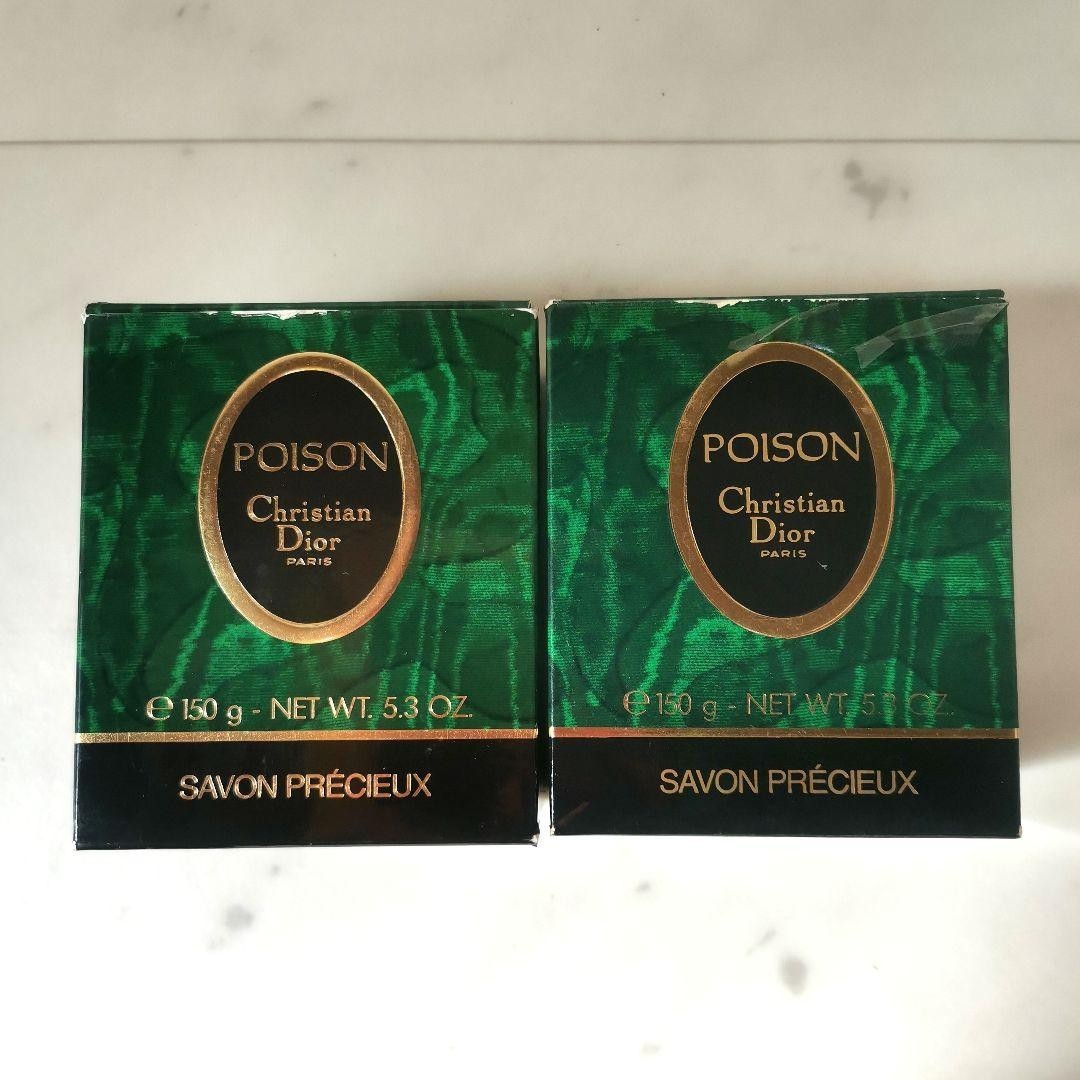 Christian Dior Tender Poison 150g/5.3 oz ×2 Perfumed Soap New