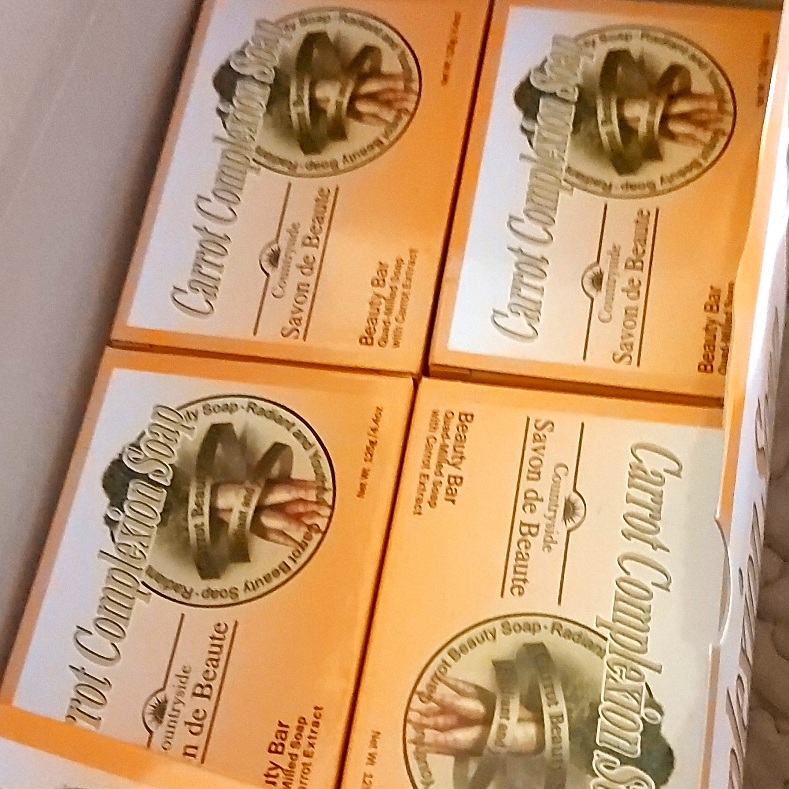 10 Countryside Savon de Beaute Carrot Complexion Soap Beauty Bar 125g