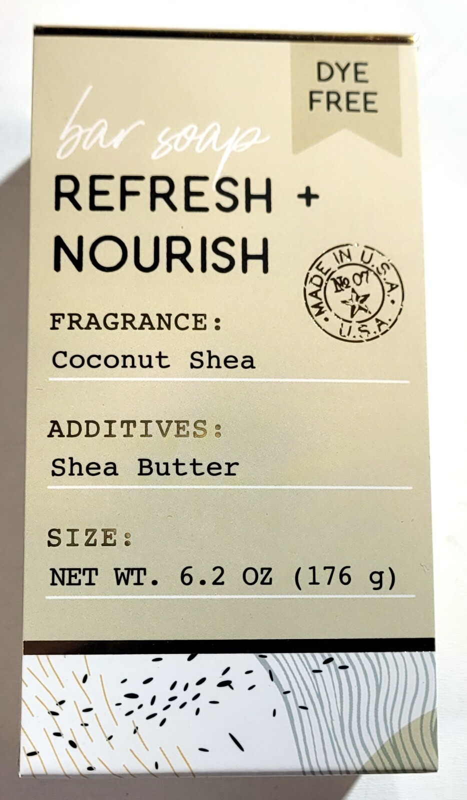 Lot of 2 San Francisco Soap Company Coconut Shea Bath Body Soap, 6.2 oz Each