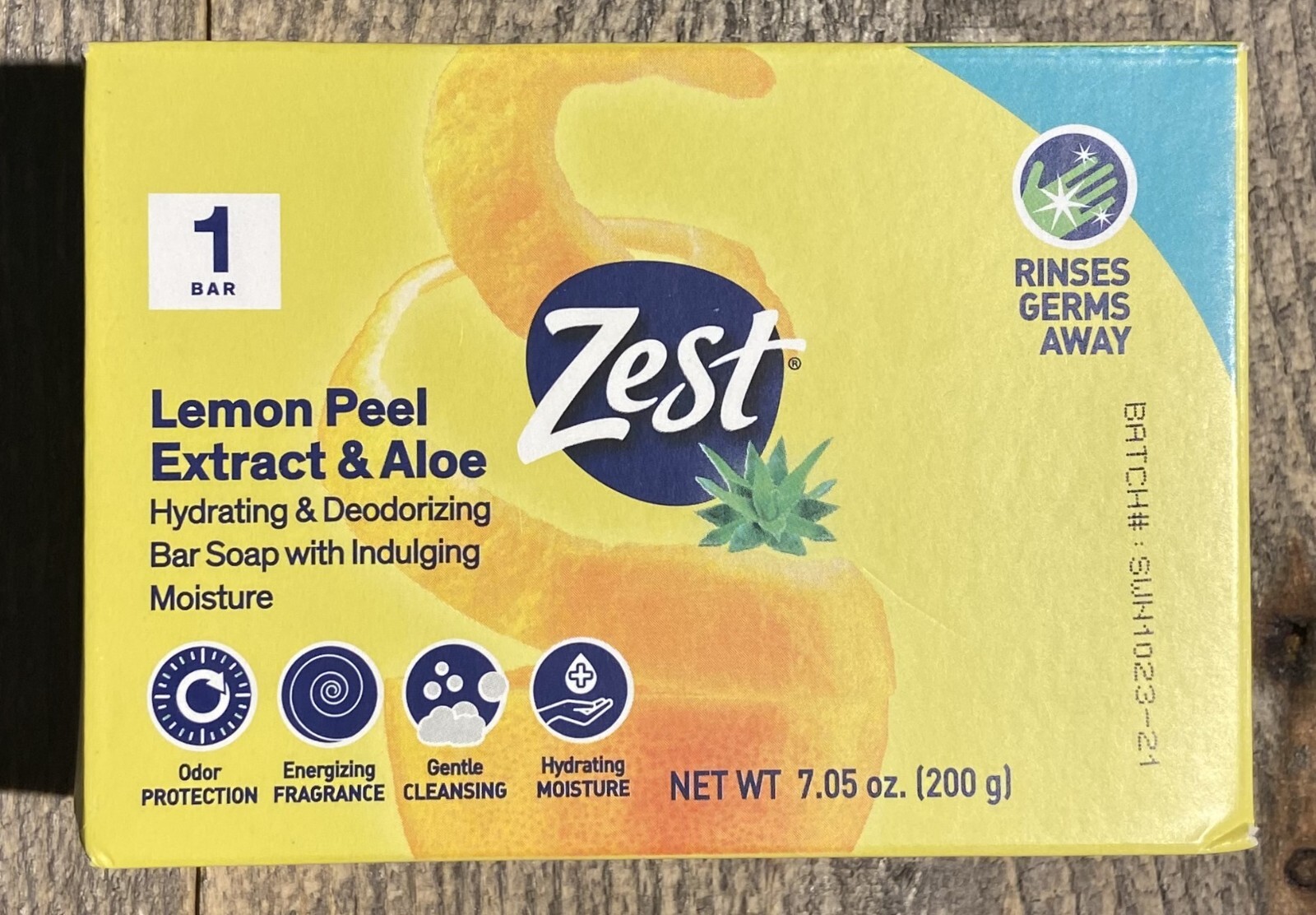 Zest Lemon Pee; Extract & Aloe Soap – 7.02oz Bar
